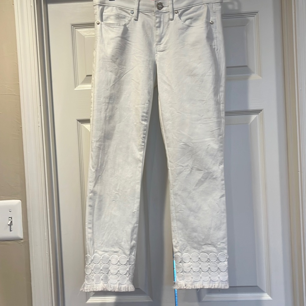 Lilly Pulitzer White Jeans size 6